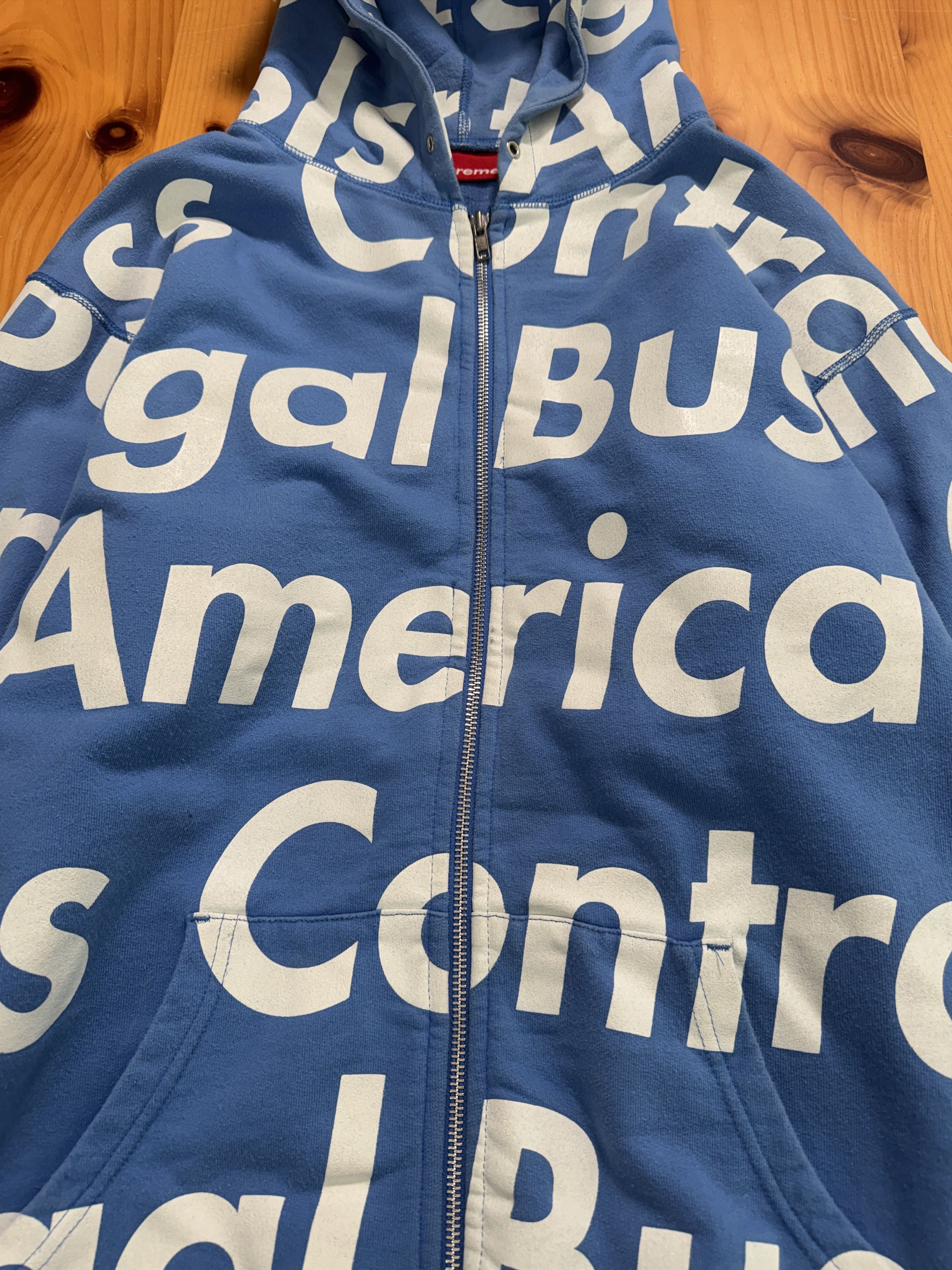 Supreme illegal Business Controls America Zip Up Hoodie Size US L / EU 52-54 / 3 - 2 Thumbnail