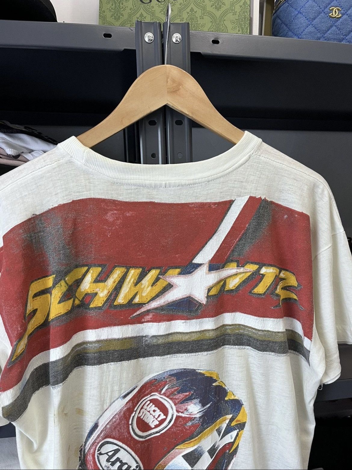 Marlboro Vintage 90’s Lucky Strike Racing T-shirt Size US L / EU 52-54 / 3 - 6 Thumbnail