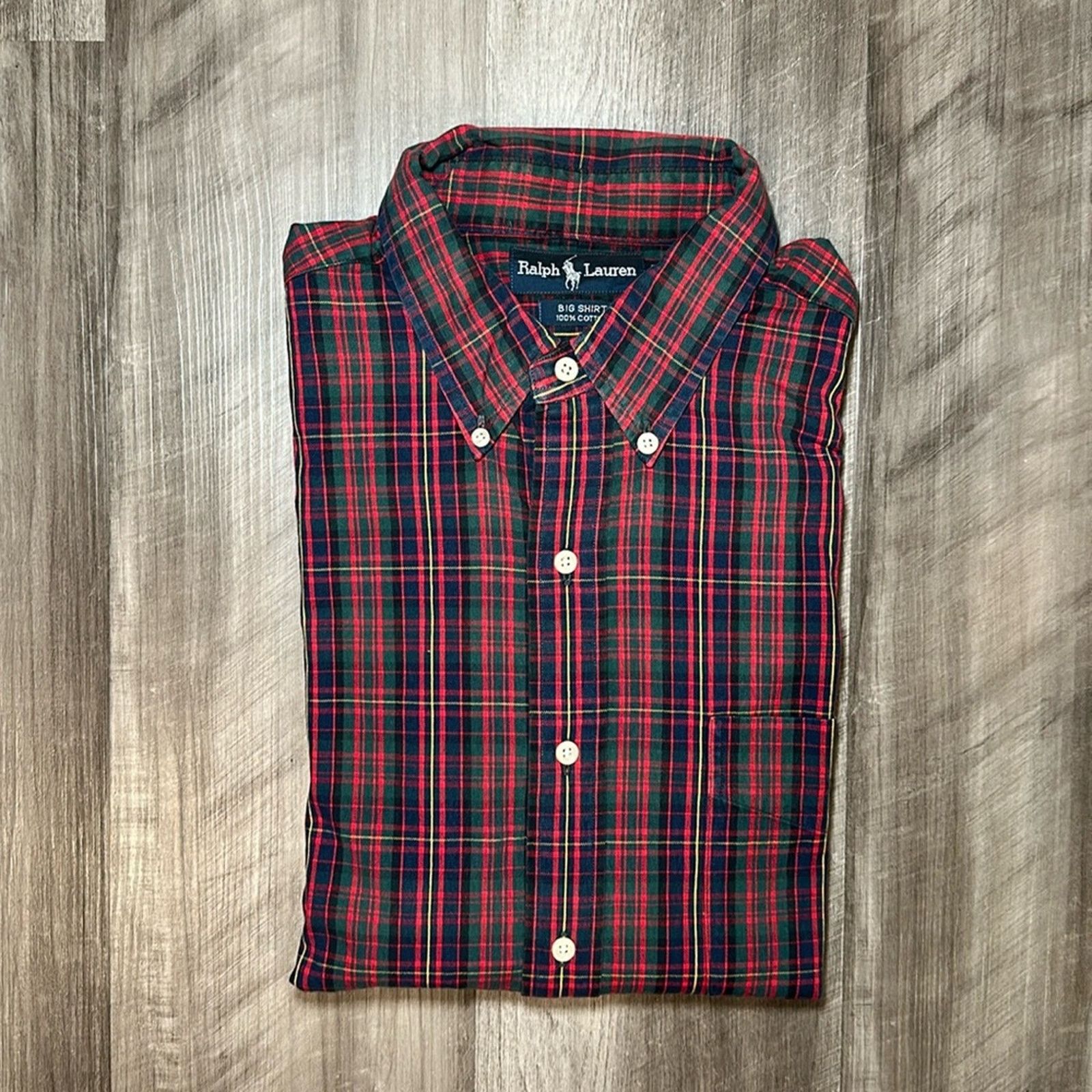 Ralph Lauren Ralph Lauren Big Shirt Long Sleeve Button Down - Large Size US L / EU 52-54 / 3 - 1 Thumbnail