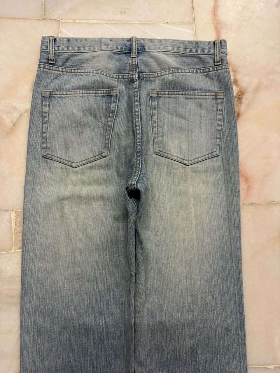 Japanese Brand VINTAGE 2000s JAPANESE MUDWASH STRAIGHT BLUE JEANS Size US 30 / EU 46 - 11 Thumbnail