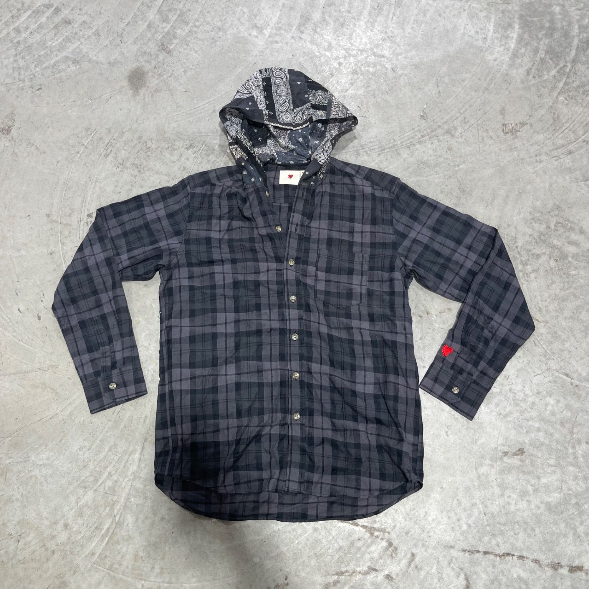 Emotionally Unavailable NEW EMOTIONALLY UNAVAILABLE PLAID HOODIE SZ MEDIUM Size US M / EU 48-50 / 2 - 1 Thumbnail