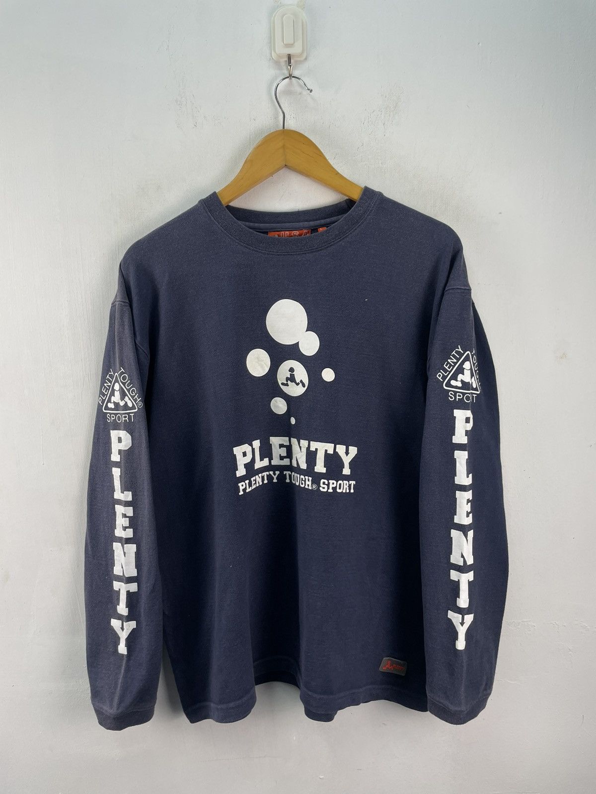 Vintage Vintage Plenty Tough Sports Sweatshirt Faded Blue Size US L / EU 52-54 / 3 - 1 Thumbnail