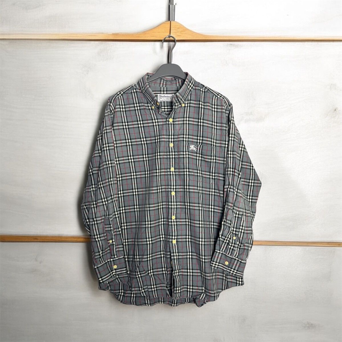 Burberry × Flannel × Vintage Vintage burberry shirt Size US L / EU 52-54 / 3 - 1 Thumbnail