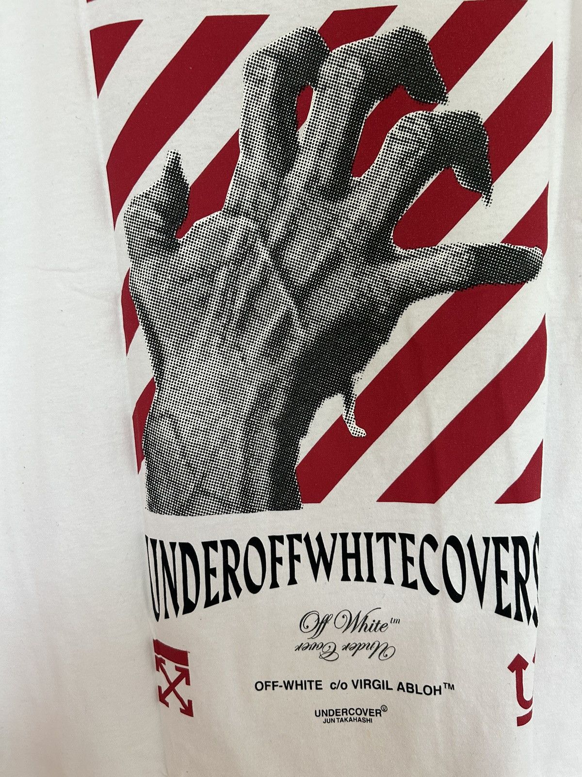 Jun Takahashi × Off-White × Undercover Off-White Undercover Tee Oversized Tee Size US L / EU 52-54 / 3 - 4 Thumbnail
