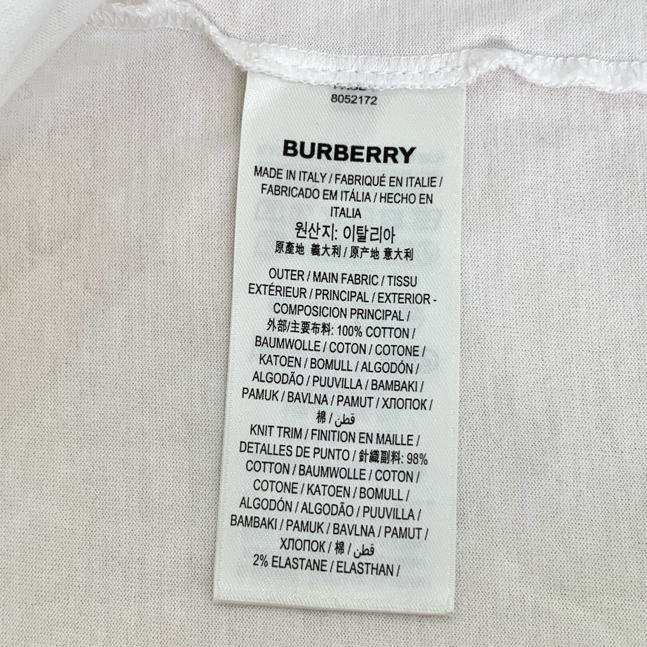 Burberry Burberry White Universal Passport Sleeveless Cotton T-Shirt Size US XS / EU 42 / 0 - 7 Thumbnail