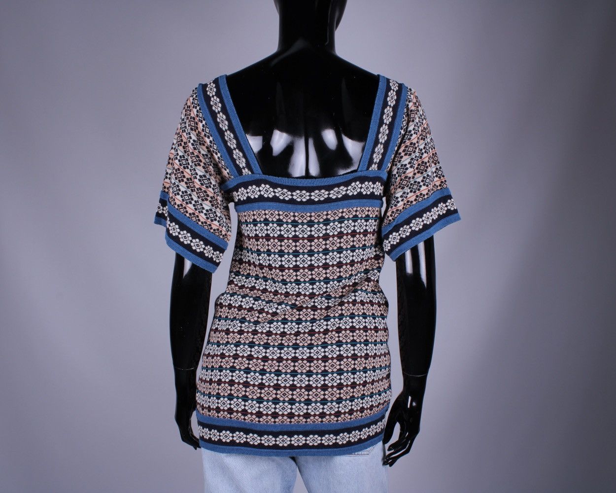 Designer × Marc Jacobs × Marc by Marc Jacobs Marc by Marc Jacobs Distressed Multicolor Top Blusa Size S / US 4 / IT 40 - 8 Thumbnail