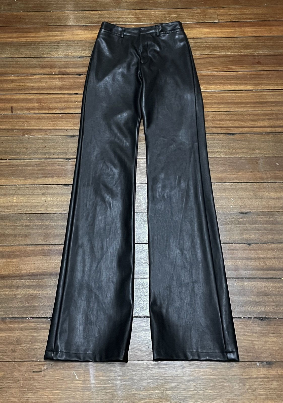 14th Addiction 14th addiction leather crocodile pants | Grailed