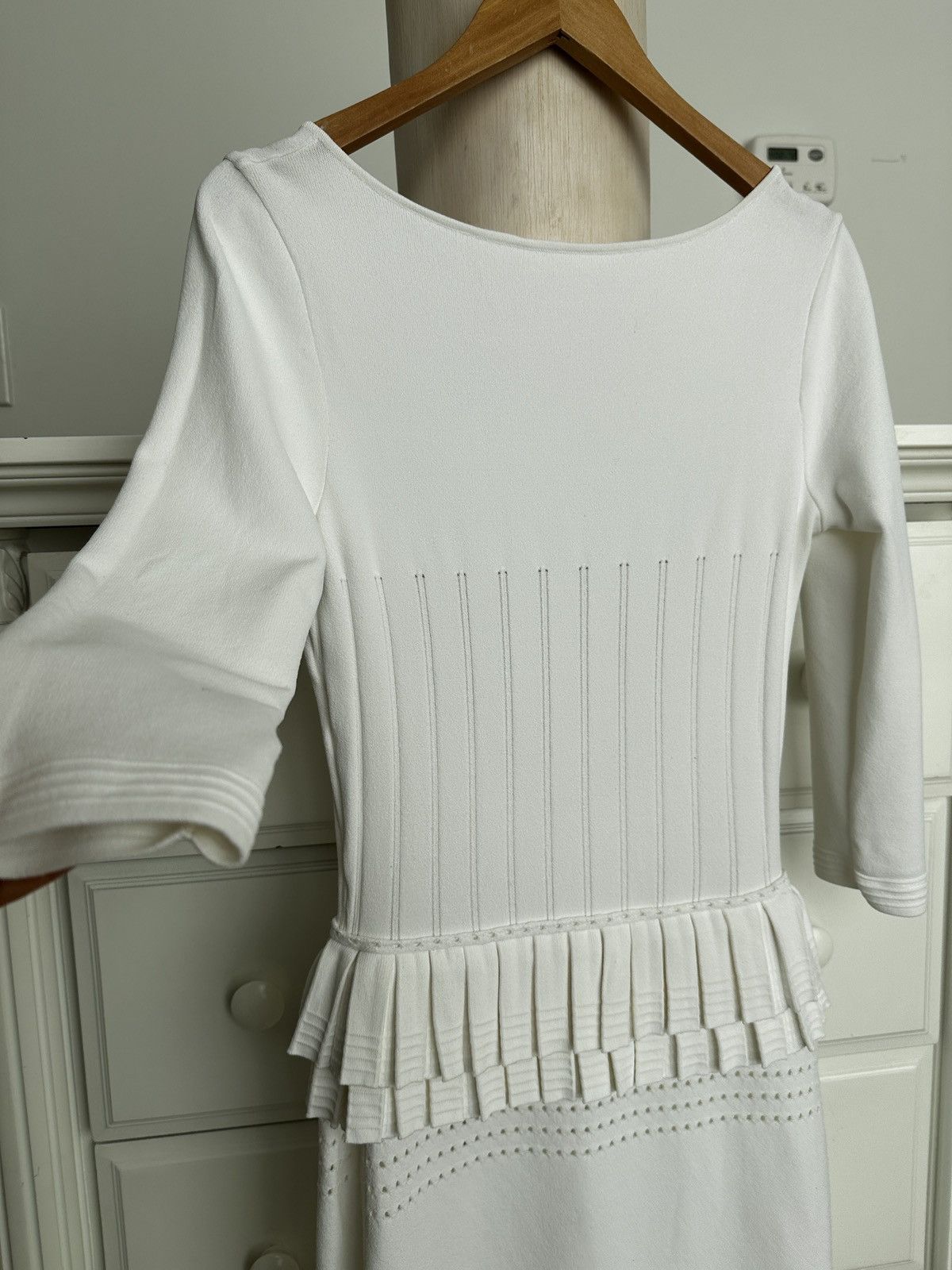 Dsquared2 Dsquared2 White Knit Open Back Dress – Made in Italy Size S / US 4 / IT 40 - 23 Thumbnail
