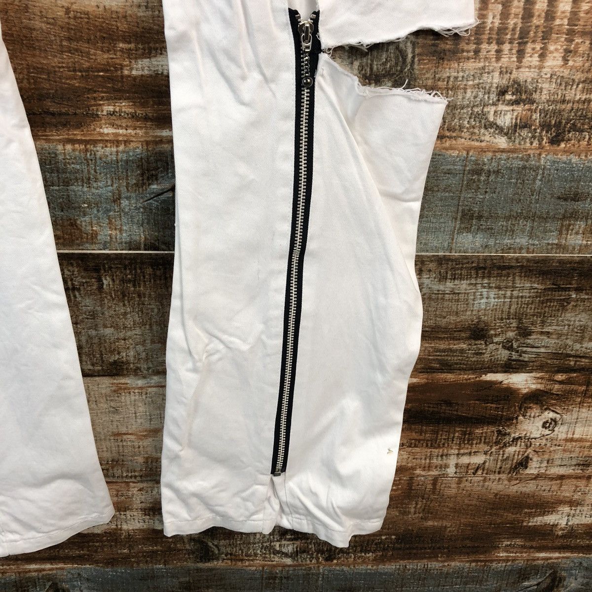 Japanese Brand D Super Lover Distressed ripped punk cargo Pants #A2485 Size US 28 / EU 44 - 9 Thumbnail