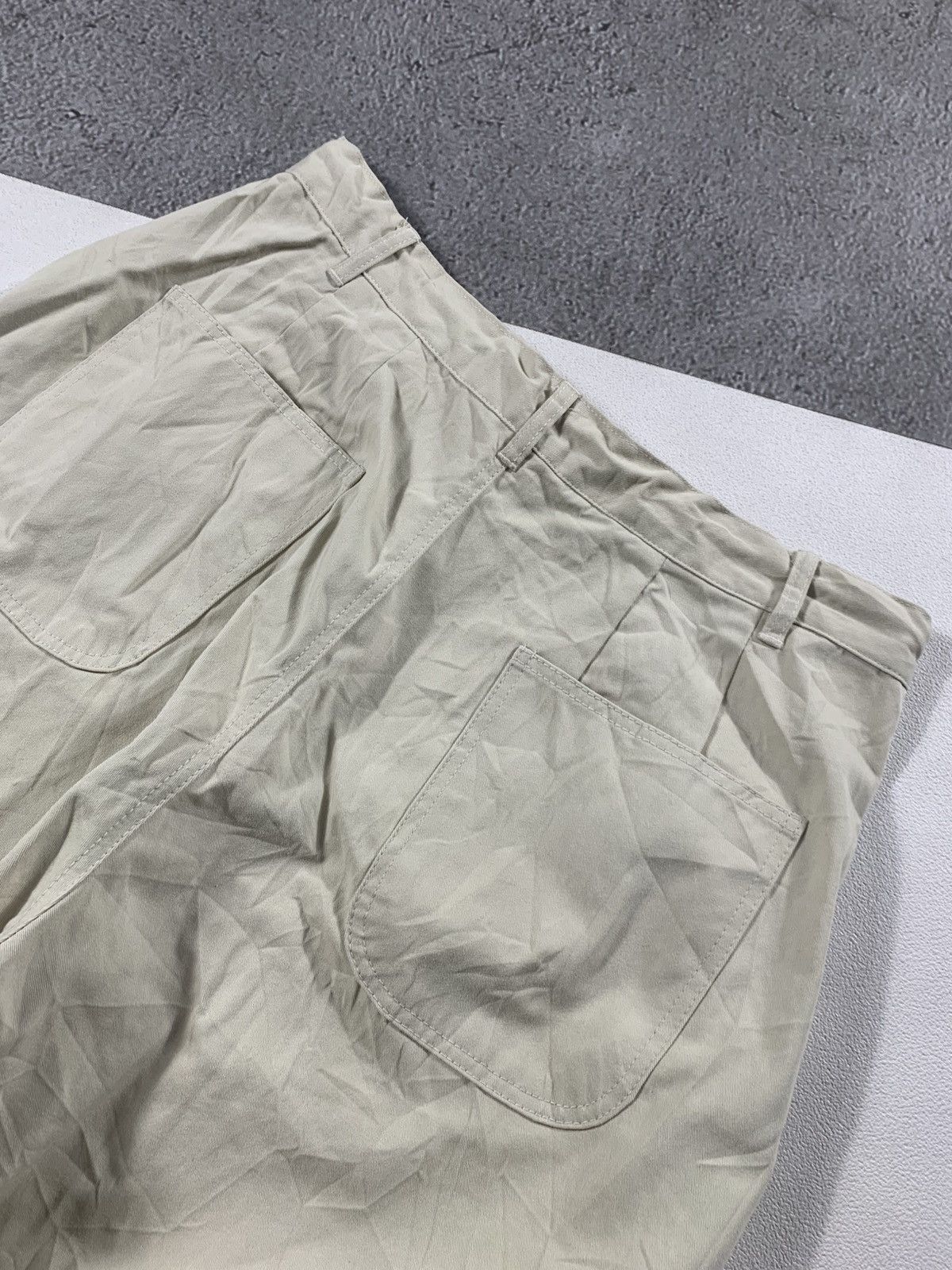 Yohji Yamamoto Costes one tuck twill balloon pants Size US 35 - 7 Thumbnail