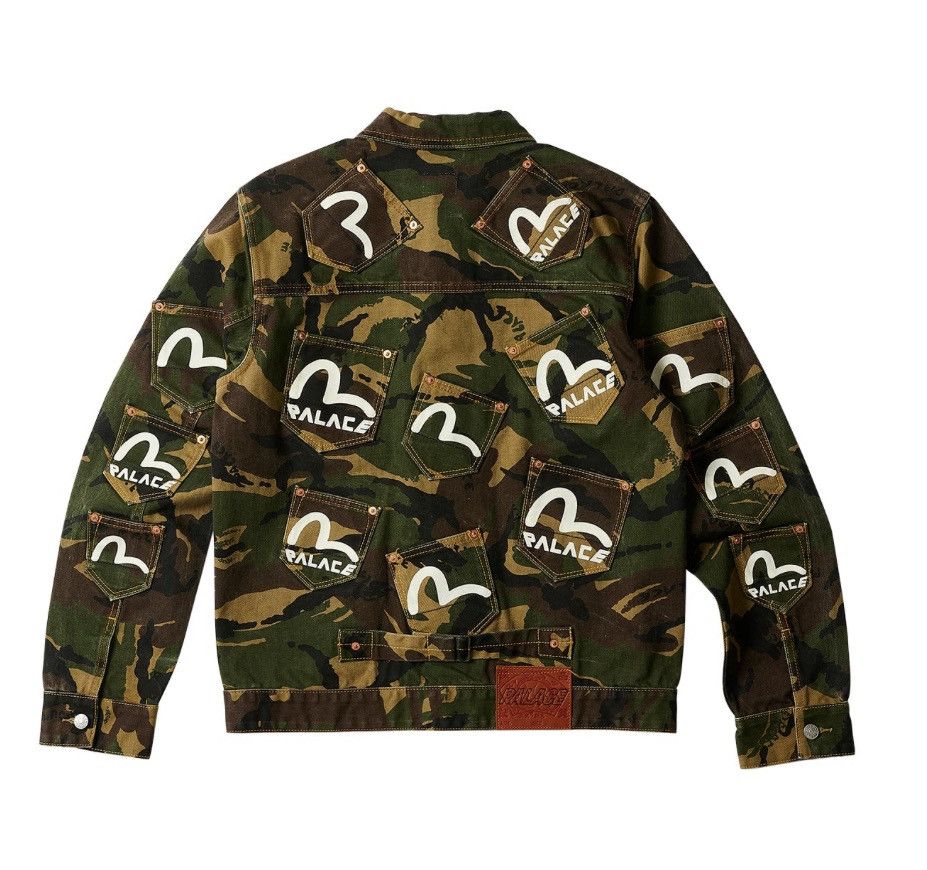 Evisu × Palace PALACE EVISU TYPE ONE DENIM JACKET CAMO Size US L / EU 52-54 / 3 - 1 Thumbnail