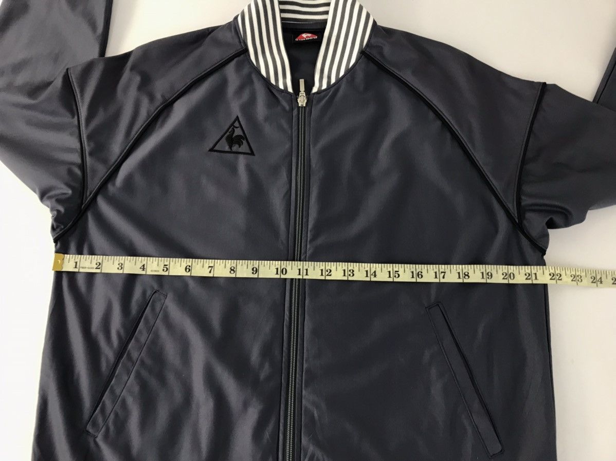 Le Coq Sportif × Vintage Vintage Sweater Sportwear LecoqSportif Zipper Design Striped Size US M / EU 48-50 / 2 - 12 Thumbnail