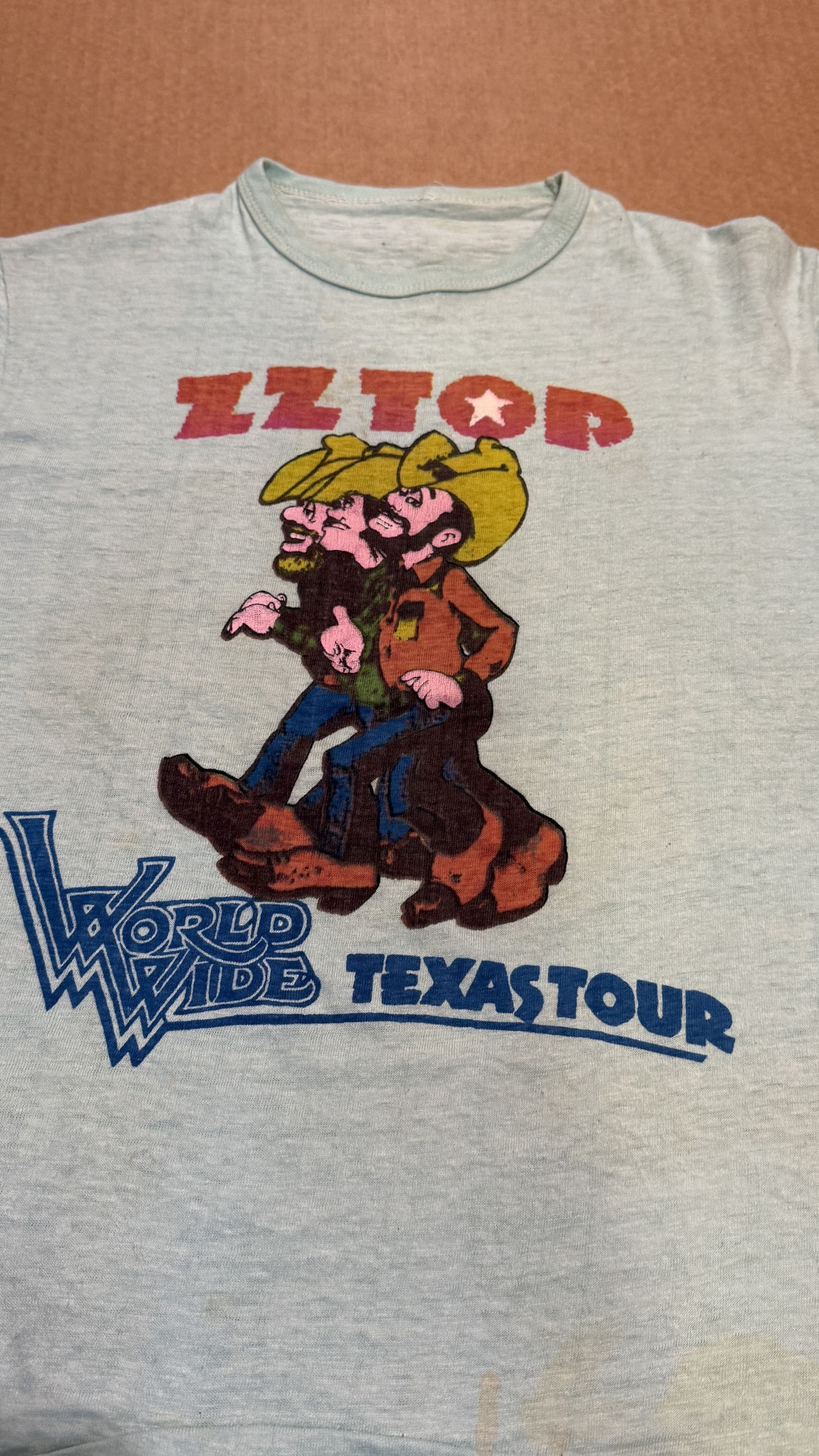 Other Vintage ZZ TOP 75/76 World Wide Texas Tour TShirt AUTHENTIC Size US S / EU 44-46 / 1 - 2 Thumbnail