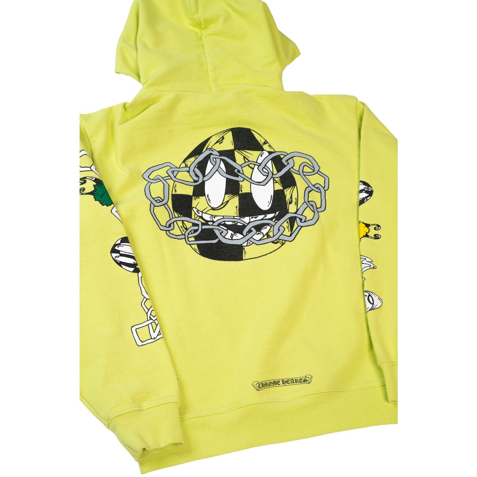 Chrome Hearts Matty Boy Link Hoodie 'Lime Green' Size US M / EU 48-50 / 2 - 3 Thumbnail