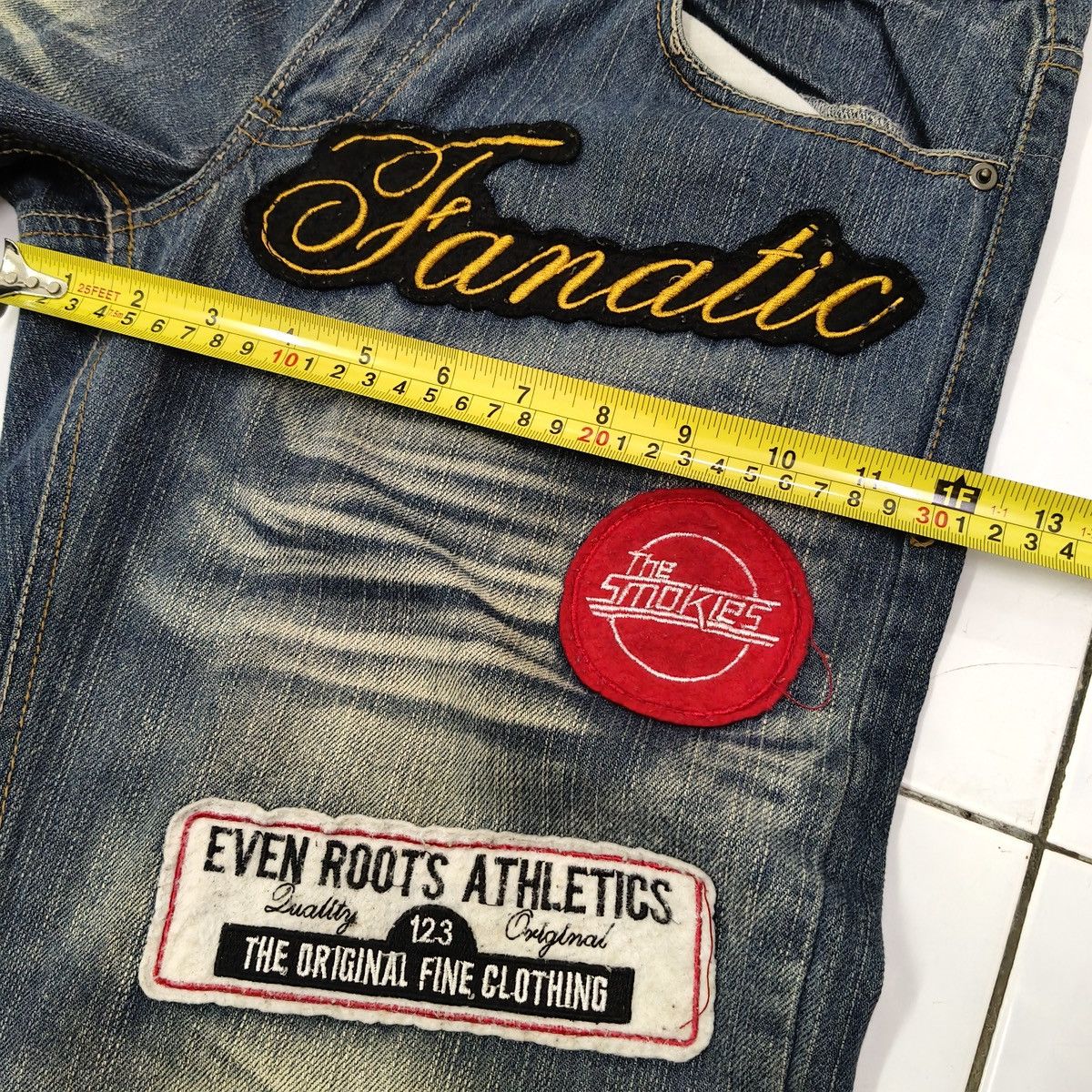 Japanese Brand Vintage Y2K Japanese Gumu Intl Patches Punk Style Denim Size US 32 / EU 48 - 16 Thumbnail