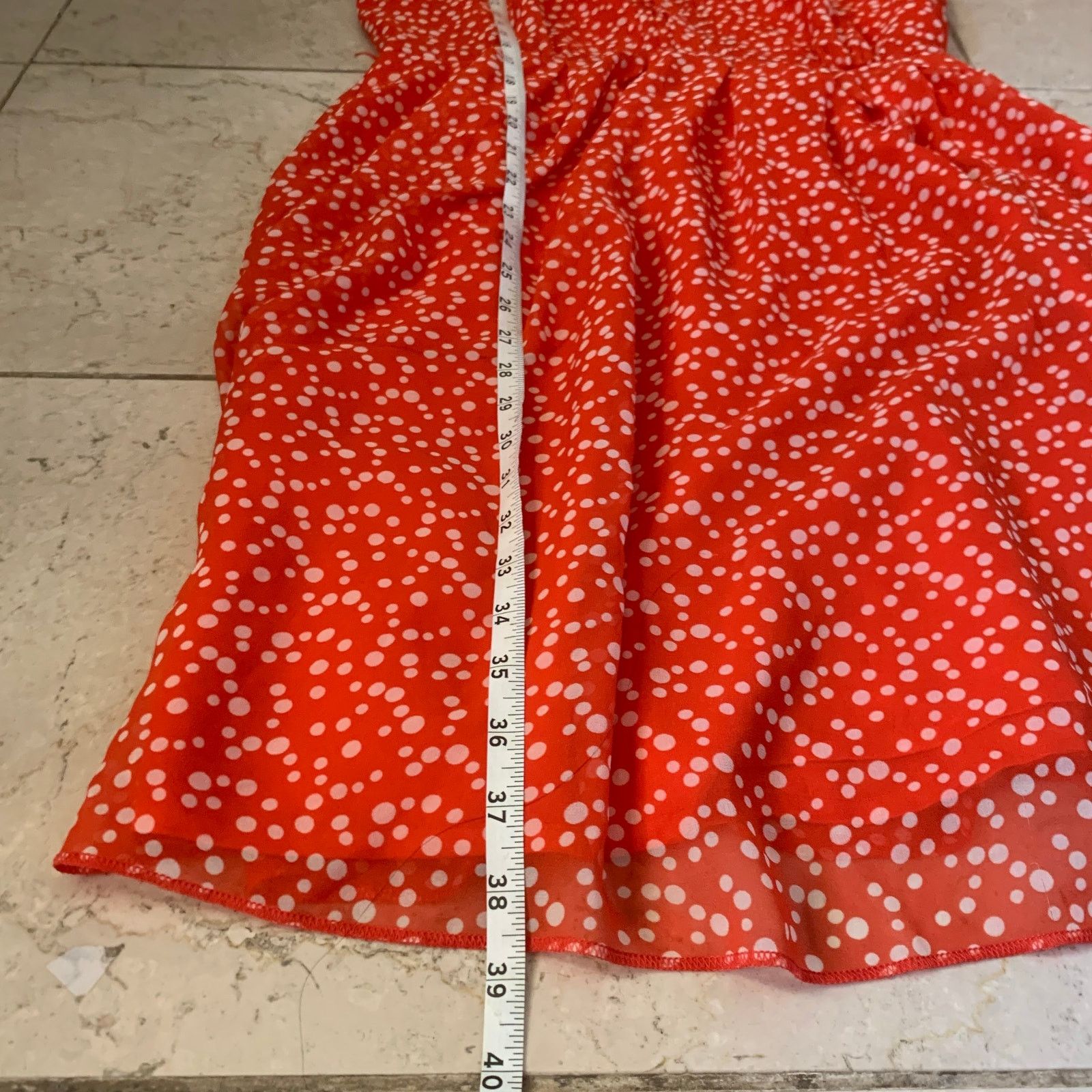 Anthropologie Anthropologie Hi There Karen Walker 6 Dress Red Polka Dot Size M / US 6-8 / IT 42-44 - 9 Thumbnail