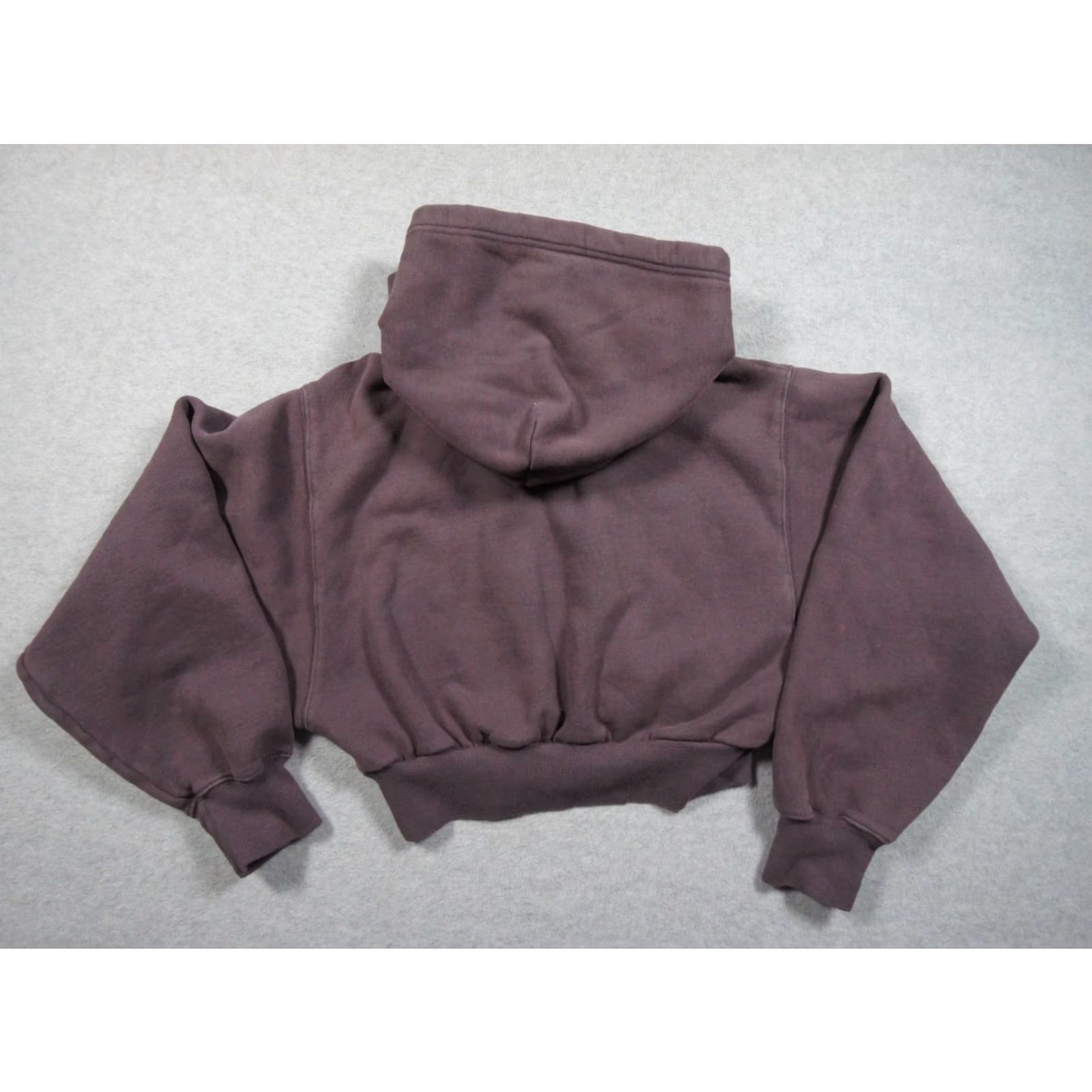 TNA TNA Hoodie Women XS Purple Cropped Pullover Sweatshirt Fleece Hooded All Seasons Size XS / US 0-2 / IT 36-38 - 7 Thumbnail