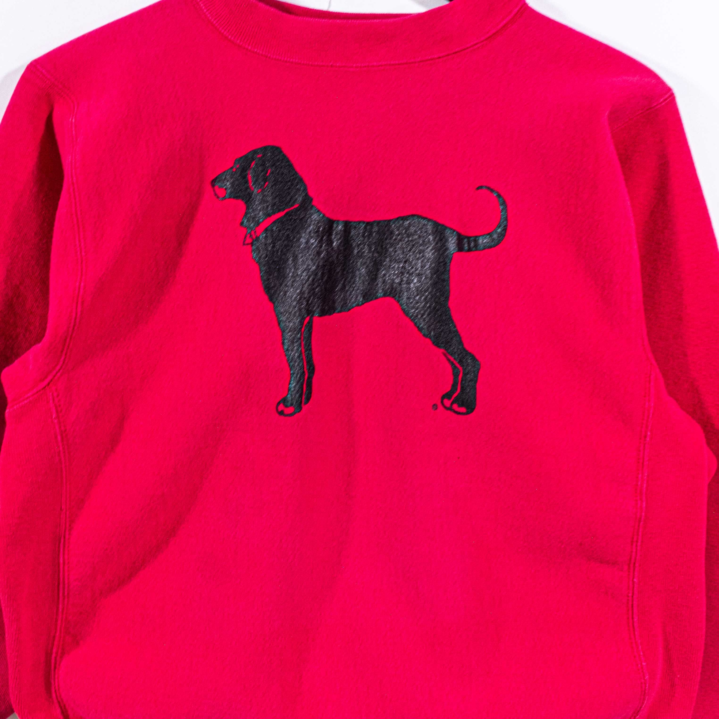 Vintage Youth Large Black Dog Marthas Vineyard KelleSport Sweatshirt Size US XXS / EU 40 - 3 Thumbnail
