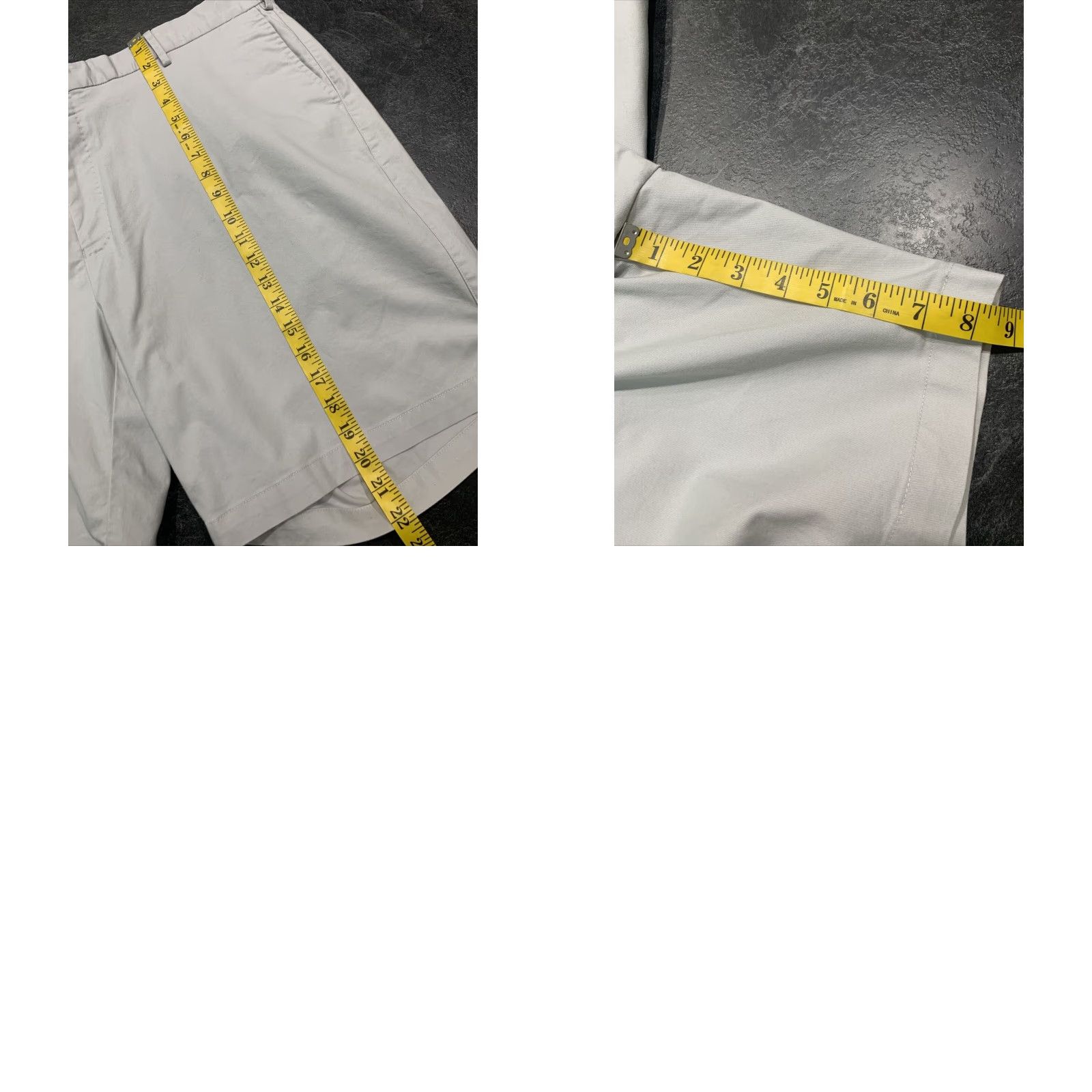 Peter Millar Peter Millar Mens Shorts 44 Gray Golf Chino Cotton Slim Mid-Length Casual Size US 44 / EU 60 - 8 Thumbnail