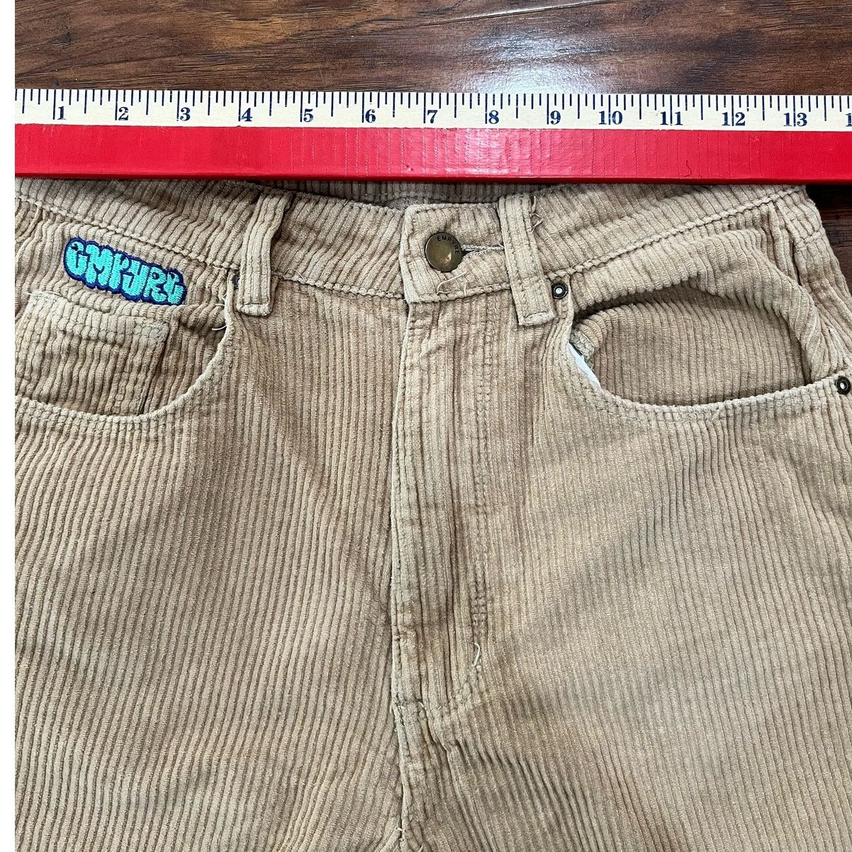 Empyre Empyre Tori Corduroy Pants Women's Size 0 Brown Wide skater Size 25" / US 0 / IT 36 - 3 Thumbnail