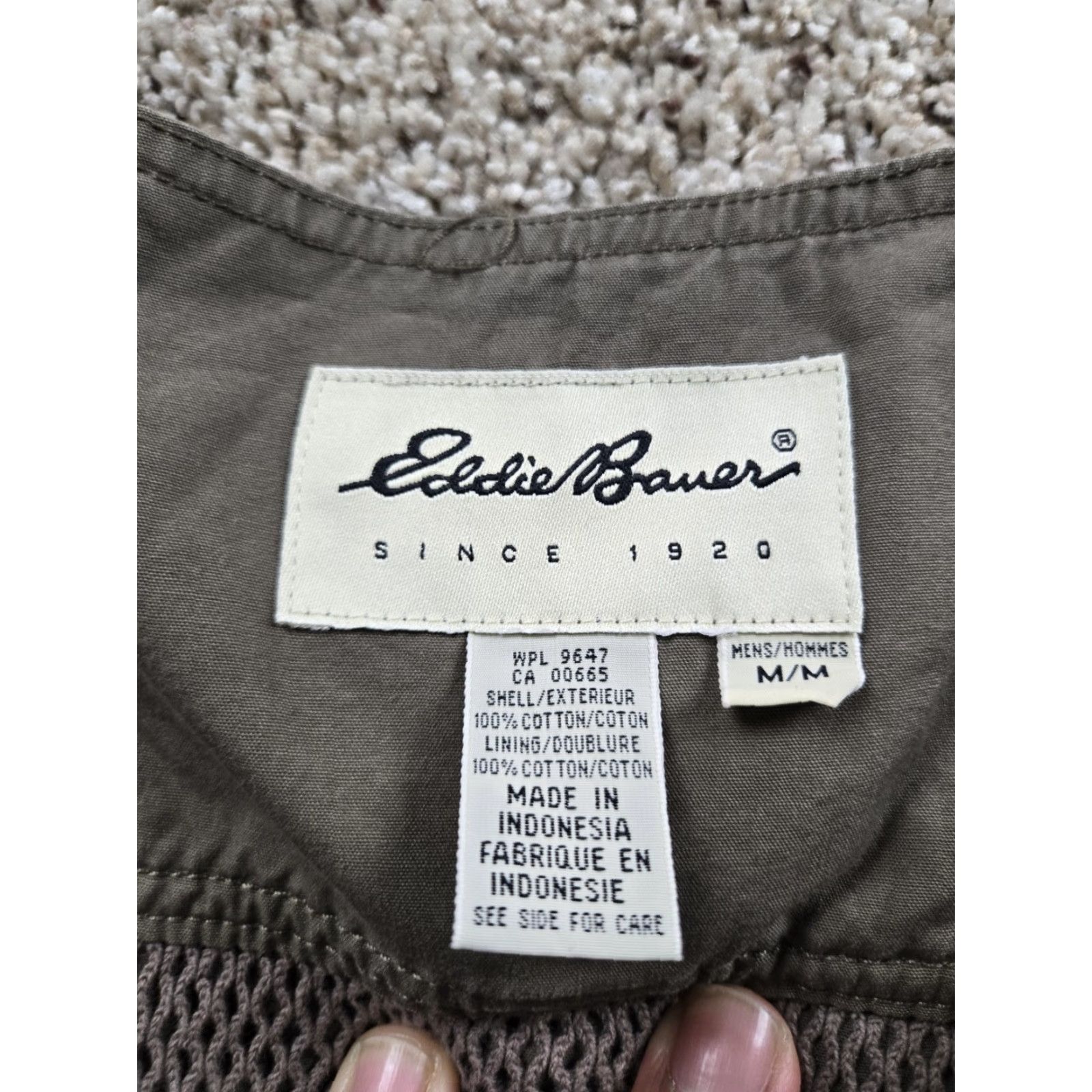 Eddie Bauer VINTAGE Eddie Bauer Safari Vest Mens M Brown Lightweight Canvas Full Zip Jacket/Coat Size US M / EU 48-50 / 2 - 5 Thumbnail