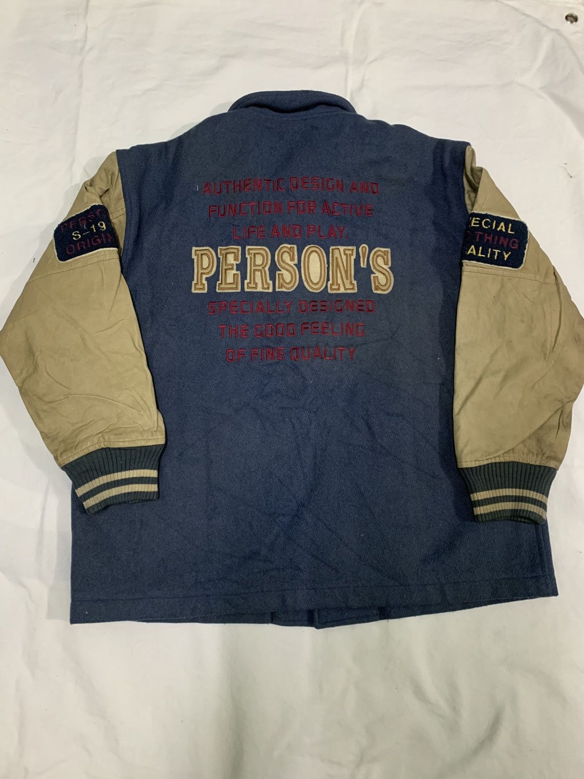 If Six Was Nine × Japanese Brand PERSON'S 76 versity jecket Size US L / EU 52-54 / 3 - 6 Thumbnail