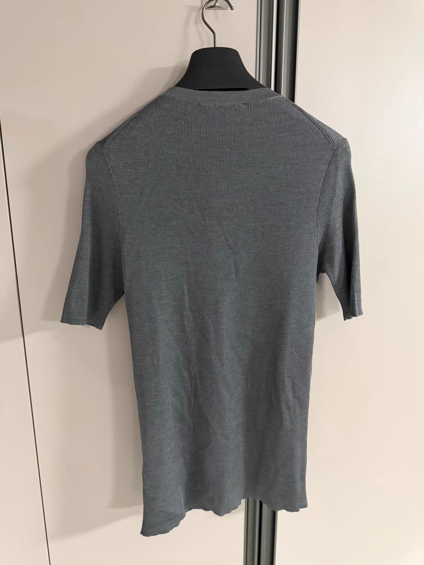Dolce & Gabbana Dolce&Gabbana Mulberry Silk Polo Henley Shirt K18 Size US L / EU 52-54 / 3 - 5 Thumbnail