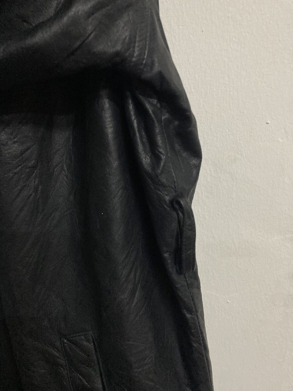 Genuine Leather Vintage Castelbajac Long Leather Jacket Size L Size US L / EU 52-54 / 3 - 14 Thumbnail