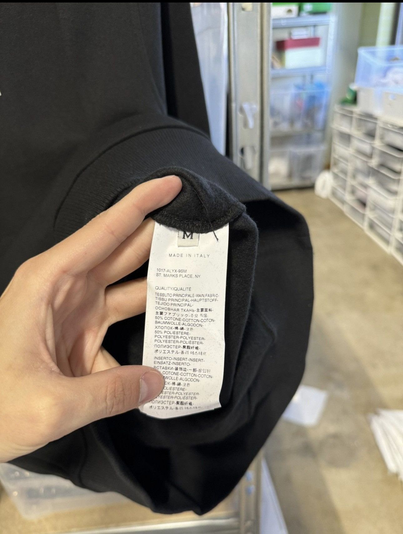 1017 ALYX 9SM 1017 ALYX 9SM Logo Printed Hoodie 500$ Size US M / EU 48-50 / 2 - 5 Thumbnail