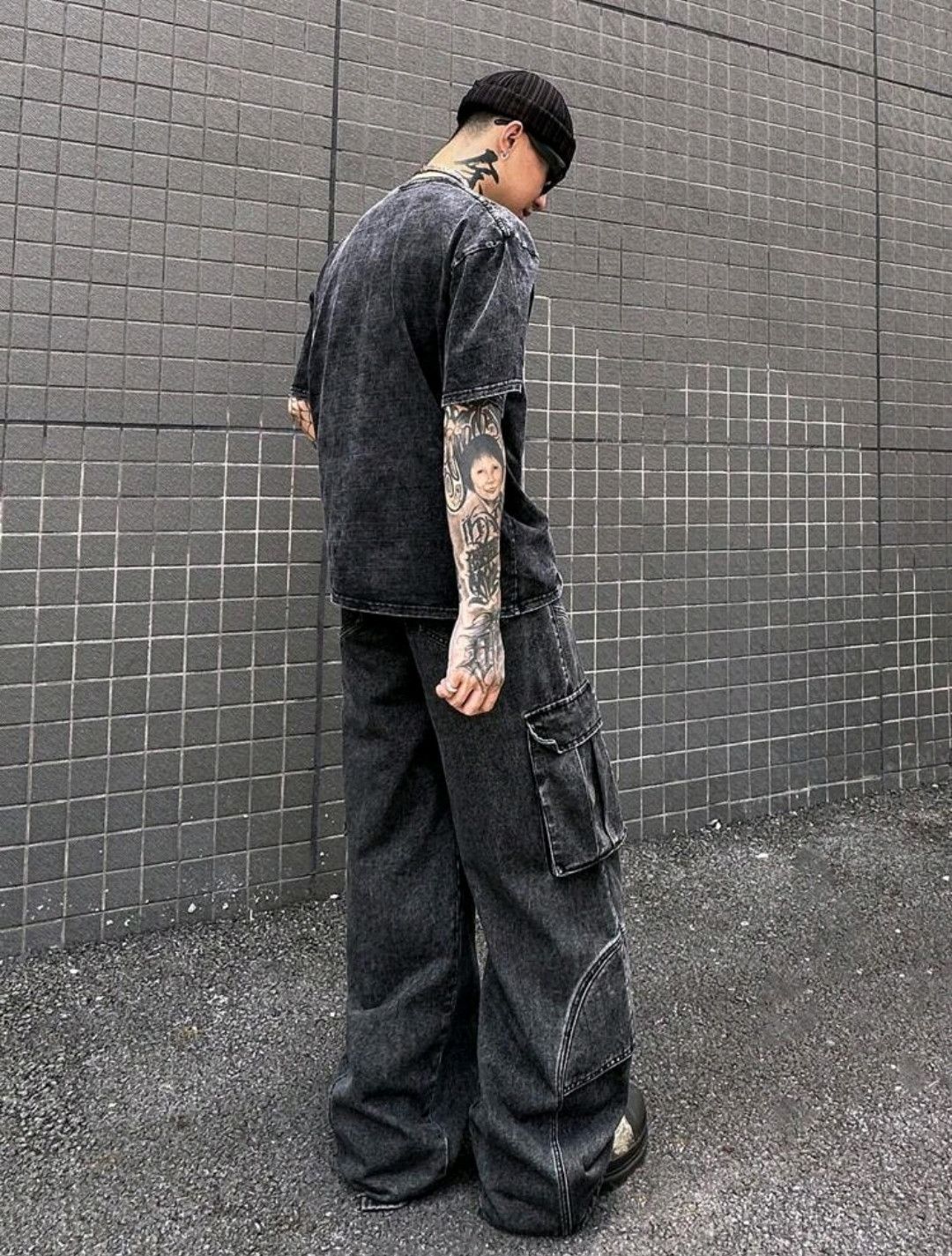 Japanese Brand × Jean × Vintage Baggy Loose Vintage Y2K Jeans Size US 31 - 2 Thumbnail