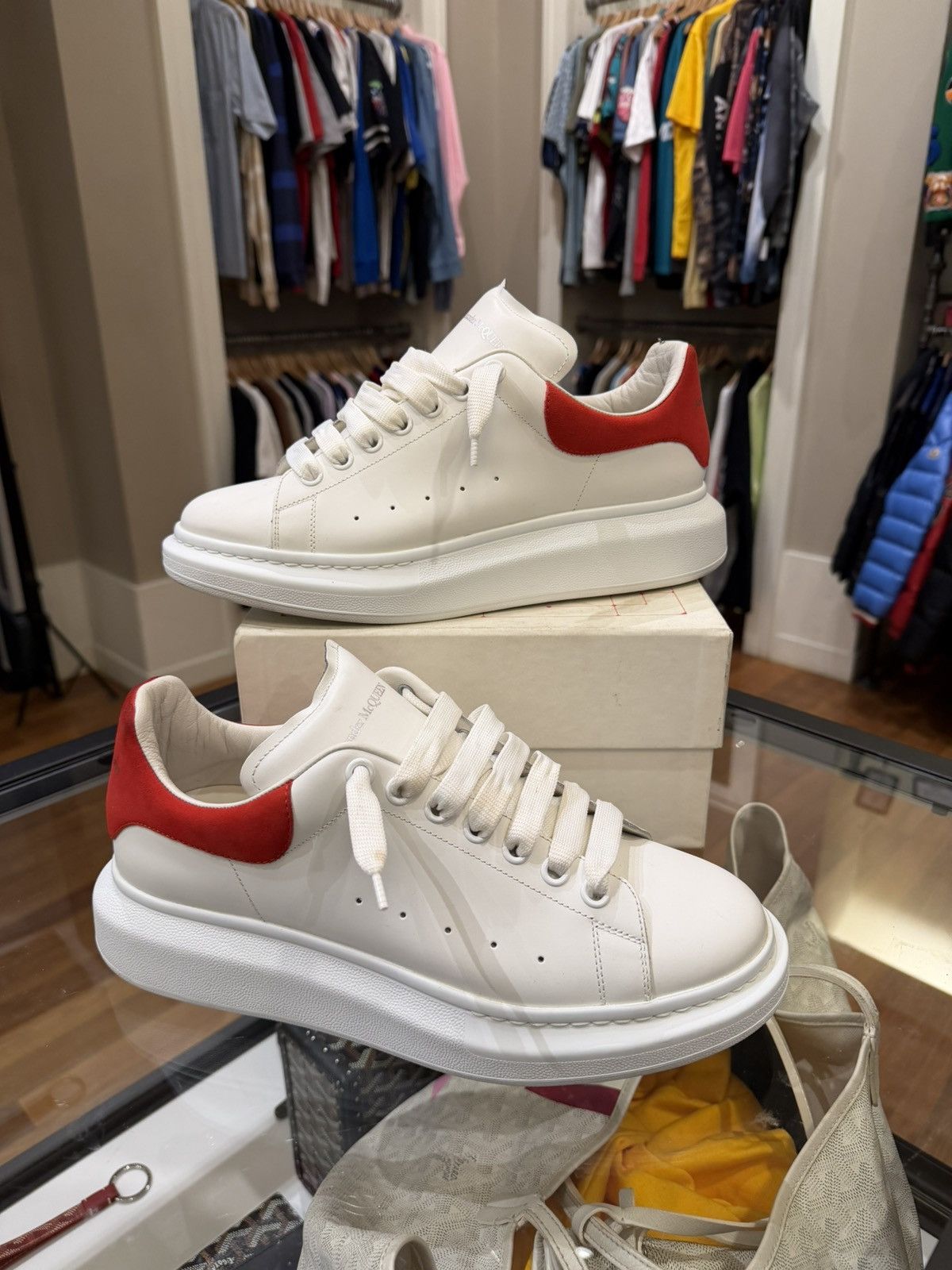Alexander McQueen Alexander McQueen Oversized Sneaker - Lust Red Heel Size US 10.5 / EU 43-44 - 3 Thumbnail