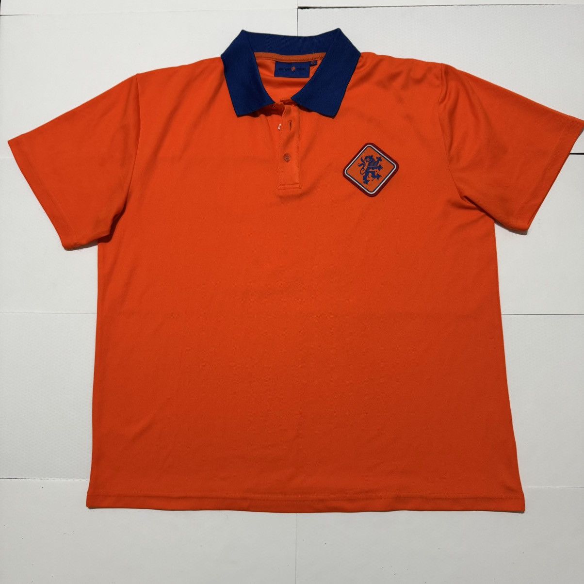 Vintage Netherlands Holland Heroes Men’s Fan Sport Polo Shirt Jersey Size US XL / EU 56 / 4 - 1 Thumbnail