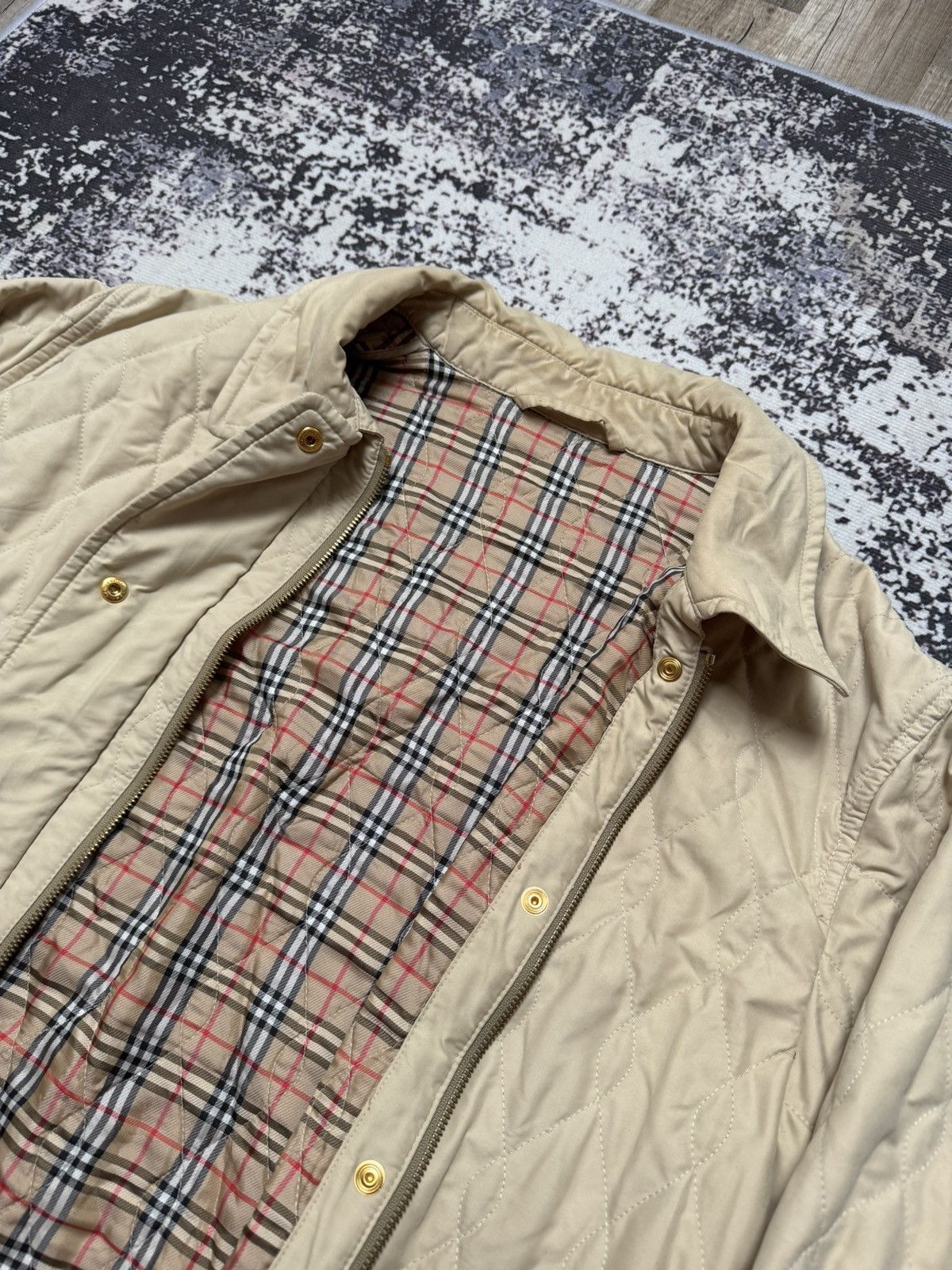 Burberry Vintage BURBERRY Full Pattern Nova Check Down Puffer Jacket Size US XL / EU 56 / 4 - 3 Thumbnail