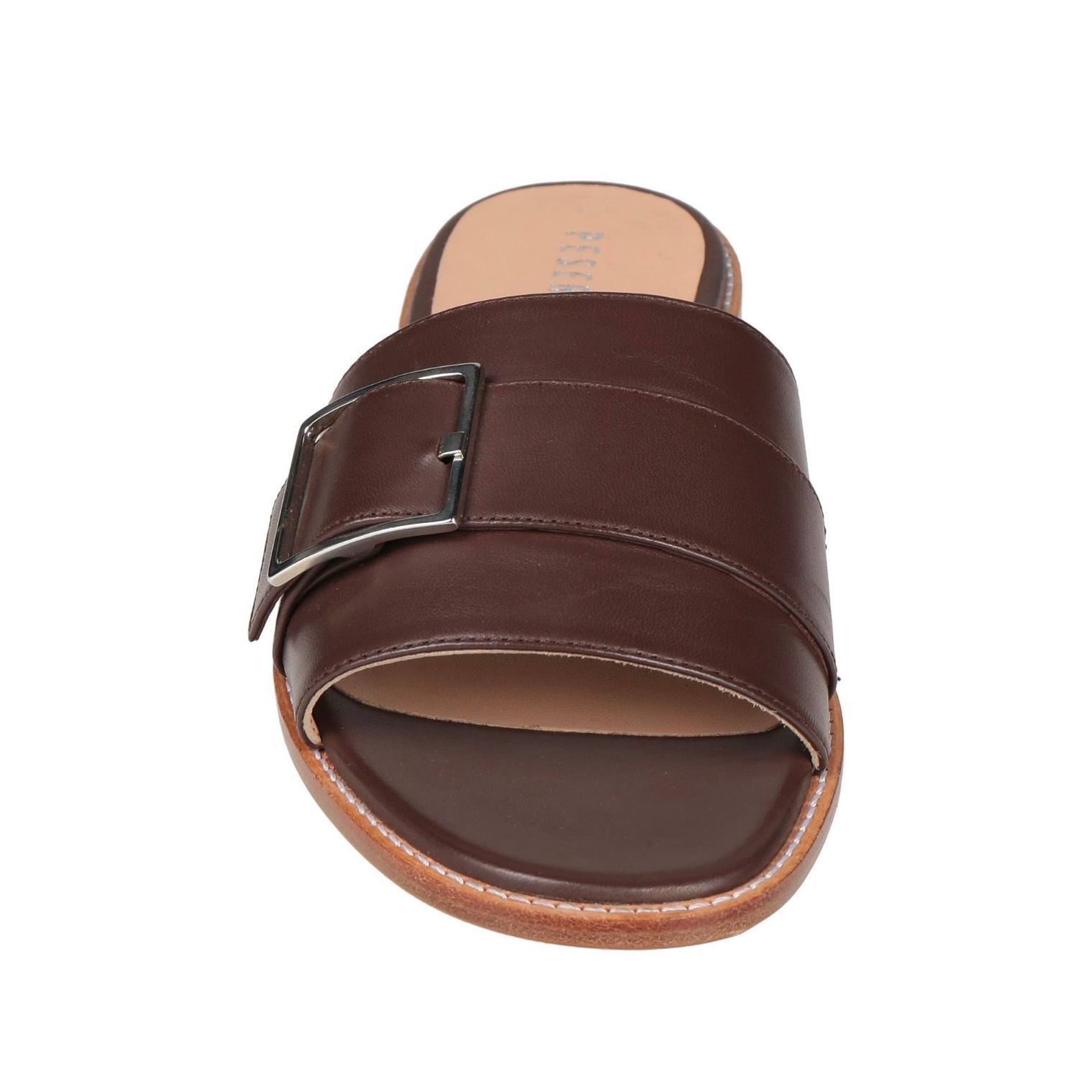 Other NIB Peserico Brown Slides Buckled Sandals Size US 6.5 / IT 36.5 - 4 Thumbnail