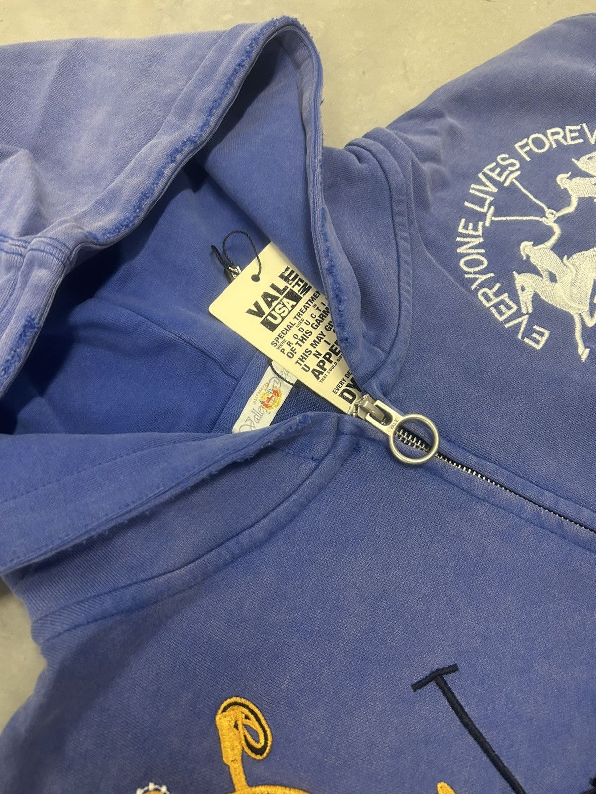 Vale Vale Forever Valley Dreams Blue Schwab Zip Up Hoodie New Size US S / EU 44-46 / 1 - 3 Thumbnail