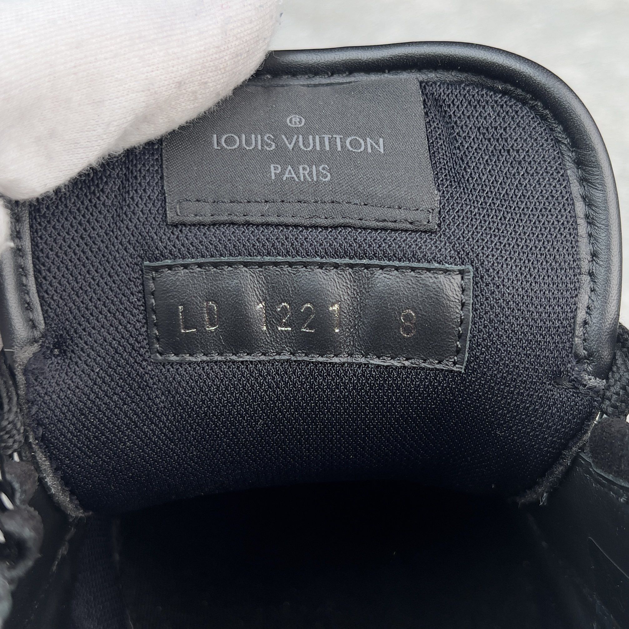 Louis Vuitton LV Trainer Sneakers Monogram Black Suede Size US 9 / EU 42 - 9 Thumbnail