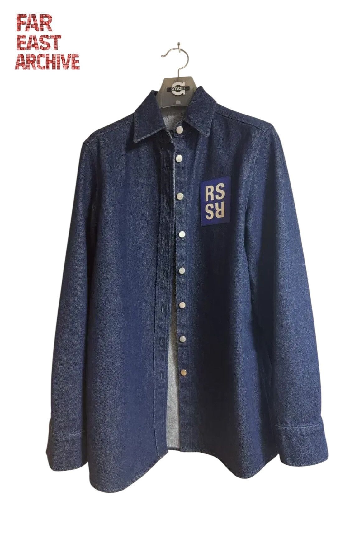 Raf Simons Raf Simons RS Logo Denim Shirt Size US M / EU 48-50 / 2 - 1 Thumbnail