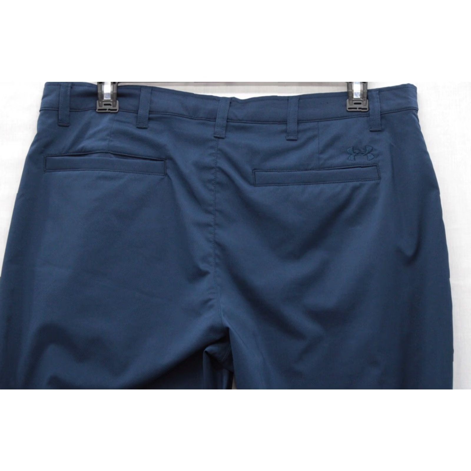 Under Armour Under Armour Golf Pants Mens 38X29 Blue Loose Fit Flat Front Nylon Poly Preppy Size US 38 / EU 54 - 7 Thumbnail