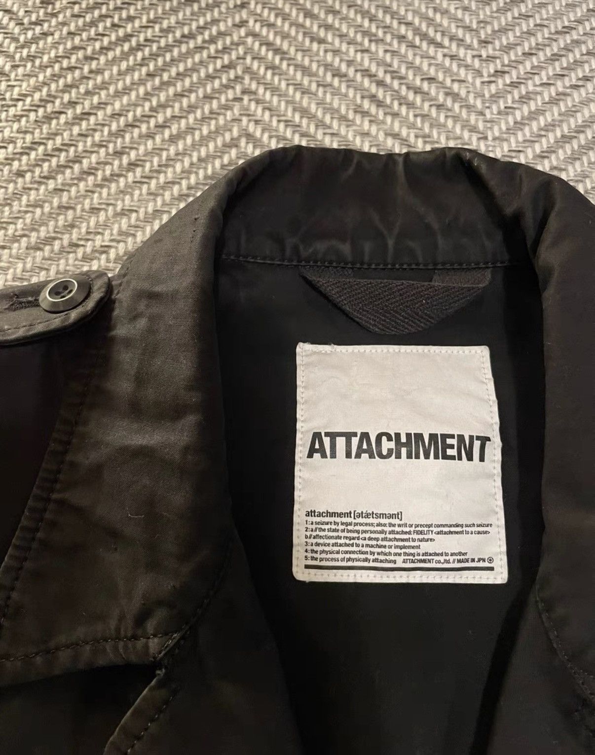 Attachment Attachment Waxed Windbreaker K24 Size US L / EU 52-54 / 3 - 3 Thumbnail