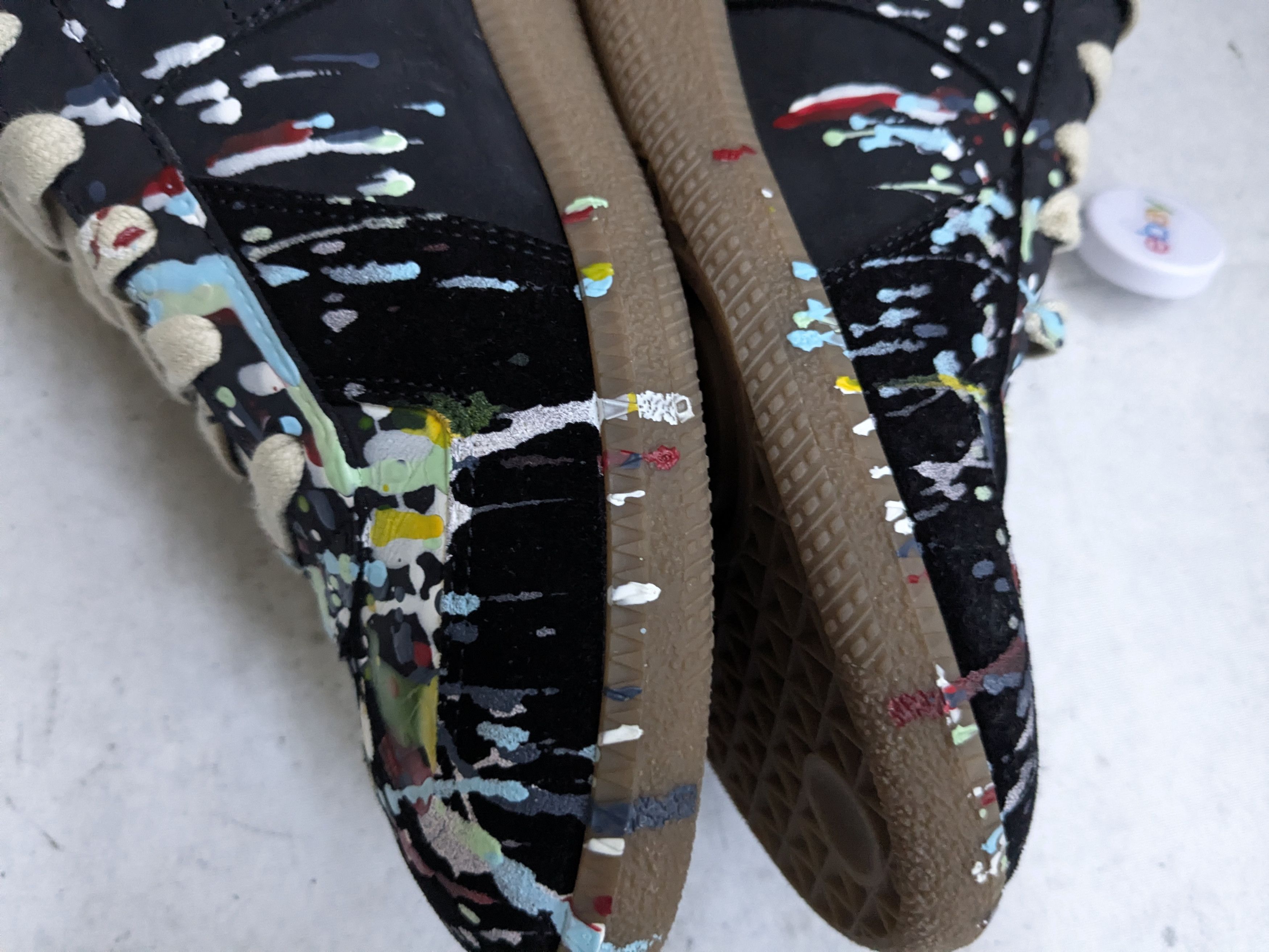 Maison Margiela Maison Margiela Replica GAT Paint Splatter 10 43 Black Size US 10 / EU 43 - 12 Thumbnail