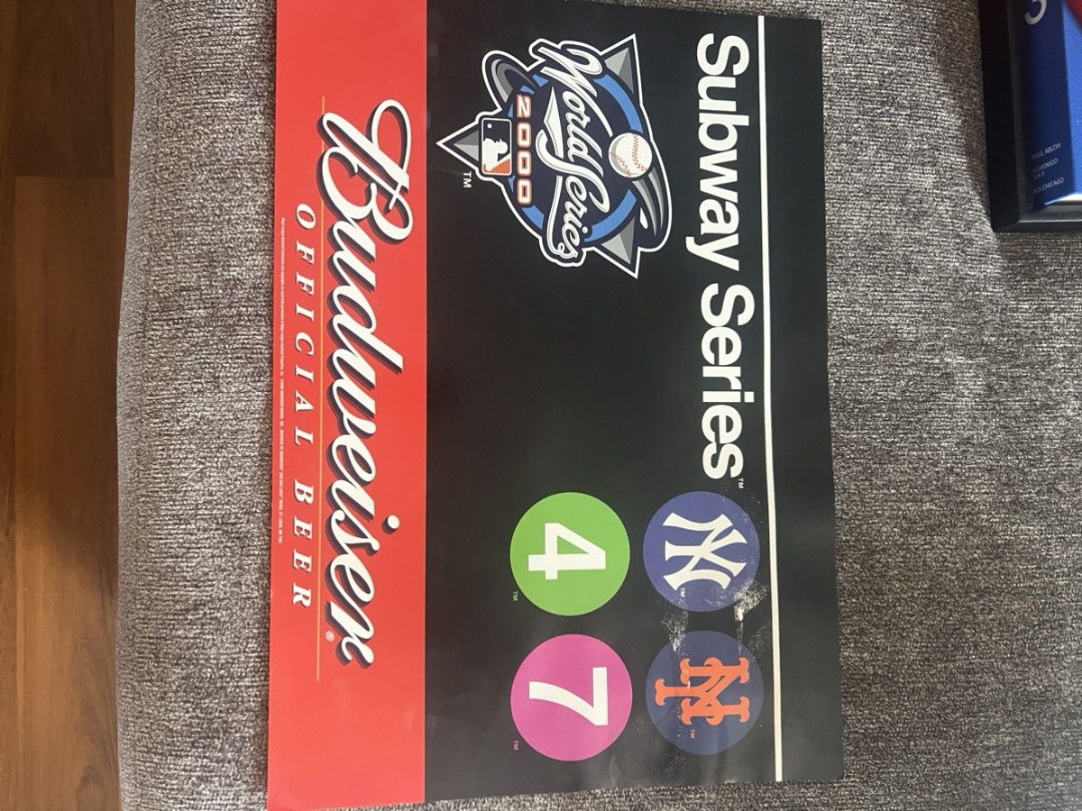 Sports Specialties 2000 SUBWAY SERIES WORLD SERIES POSTER VINTAGE Size ONE SIZE - 1 Thumbnail