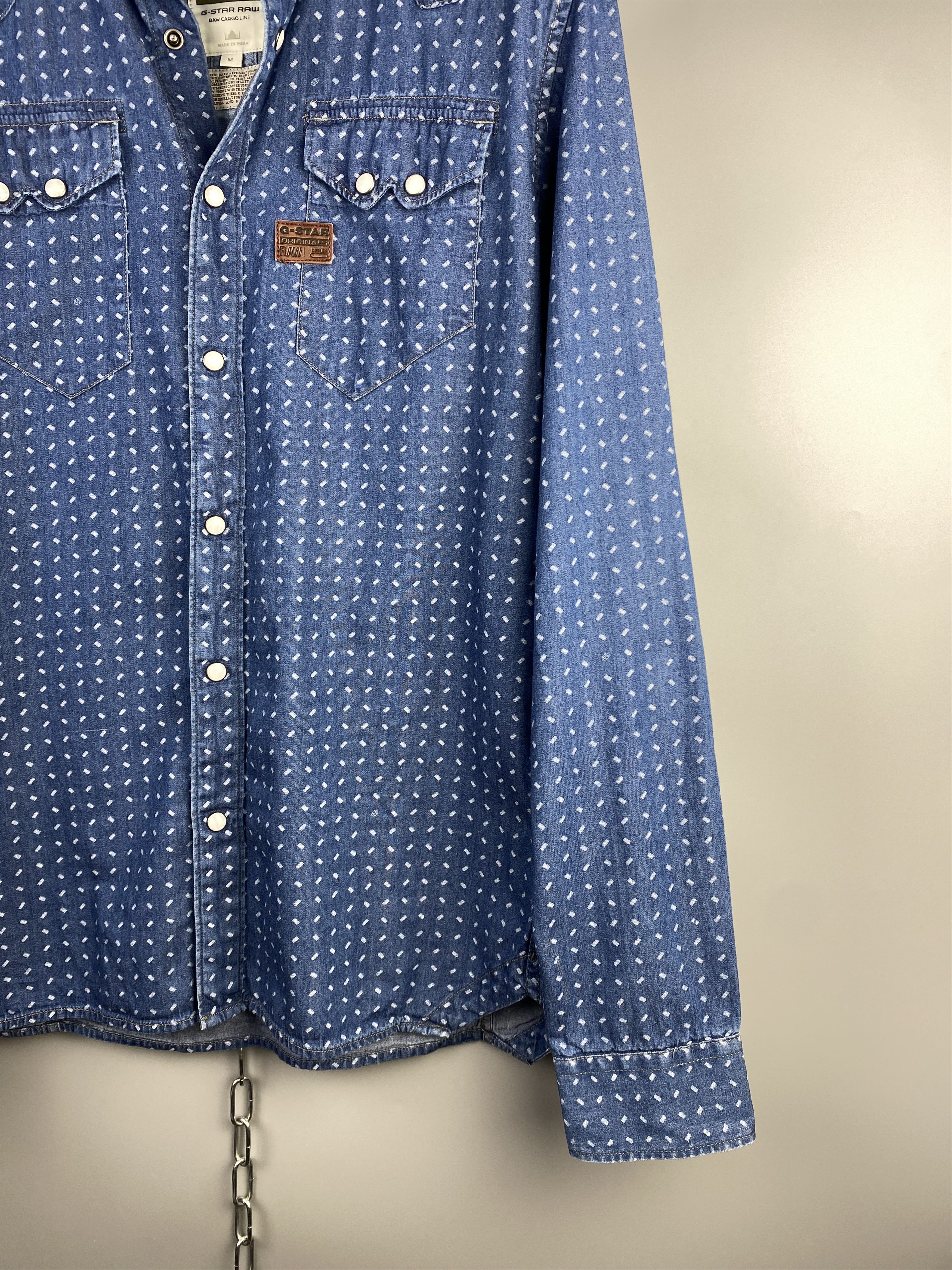 G-Star G Star Button Western Long Sleeve Shirt Size US M / EU 48-50 / 2 - 7 Thumbnail
