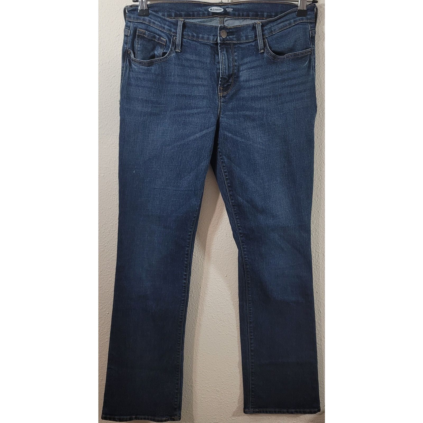 Old Navy Old Navy Blue Bootcut Jeans 12 Lightweight Stretch Soft Size 34" / US 12 / IT 48 - 2 Thumbnail