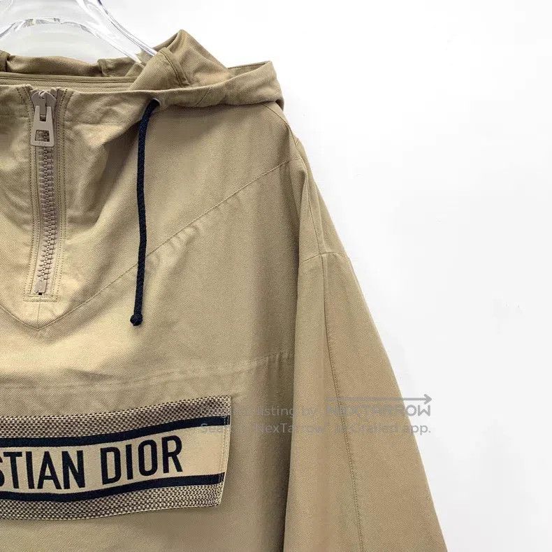 Dior Dior Brown logo little bee embroidery hooded windbreaker l Size S / US 4 / IT 40 - 3 Thumbnail