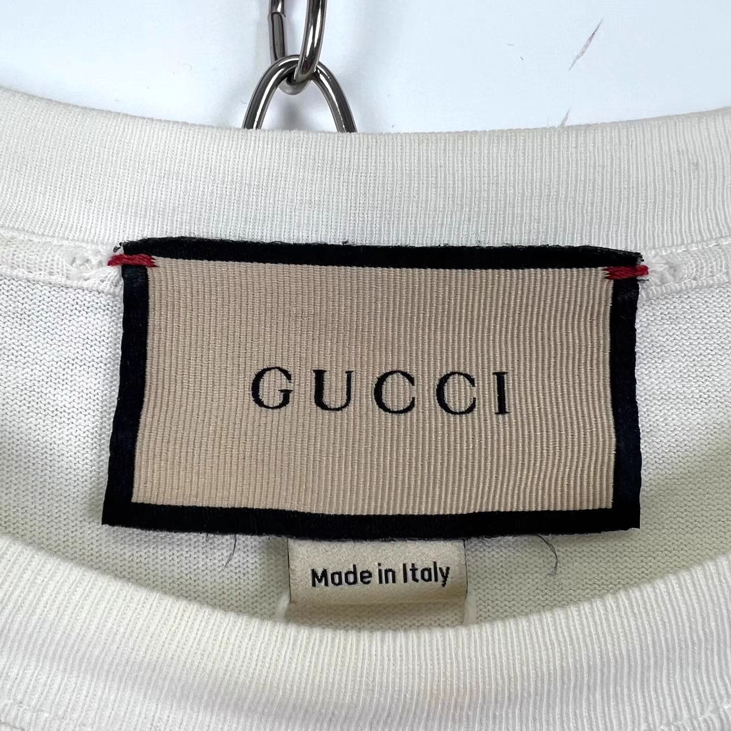 Gucci Gucci Men's Classic Stripe Double G Short Sleeve T-shirt K12 Size US XXL / EU 58 / 5 - 5 Thumbnail