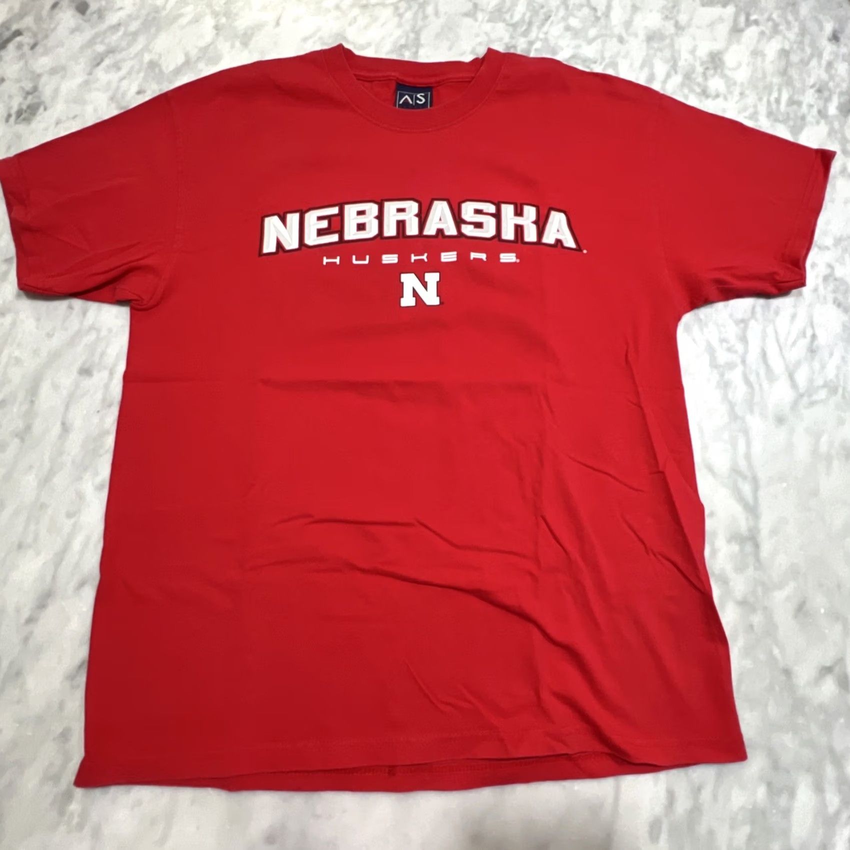 Vintage VINTAGE AS Sports Huskers T Shirt Men Size L Red Cotton Logo Graphic Print Short Sleeve Pullover University Nebraska Fans Mens Size US L / EU 52-54 / 3 - 2 Thumbnail