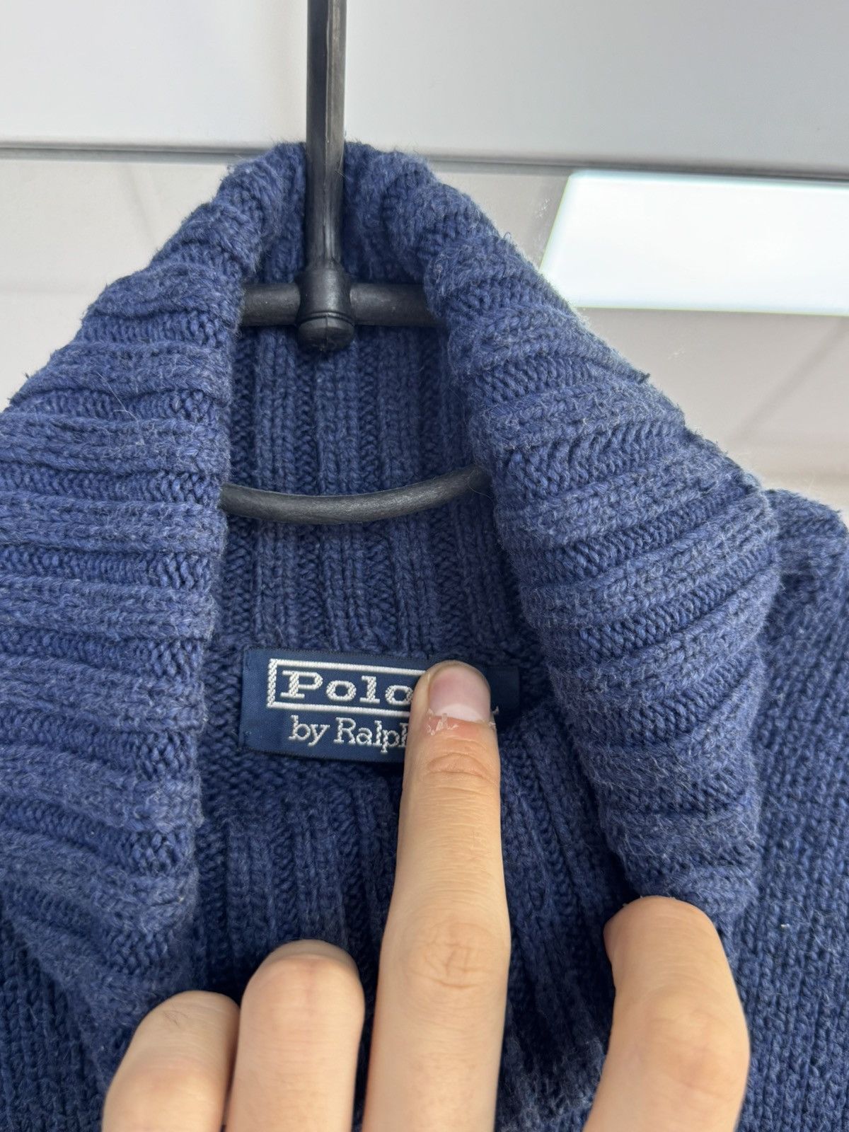 Polo Ralph Lauren Vintage Polo Ralph Lauren Sweater Cotton RL Rare Blue Mens L Size US L / EU 52-54 / 3 - 8 Thumbnail