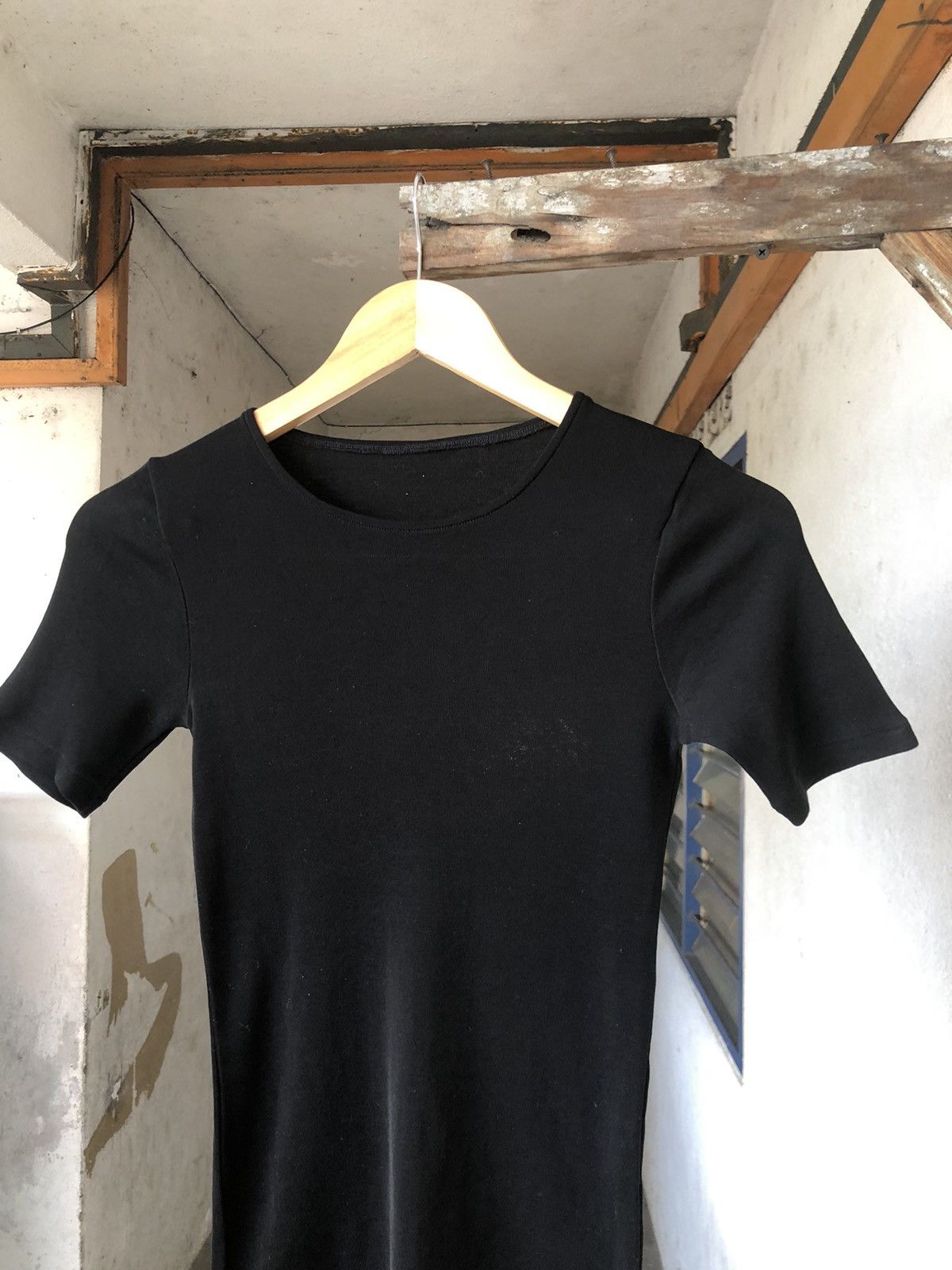 Yohji Yamamoto Y's Yohji Yamamoto Stretchable Black Crop Top Size S / US 4 / IT 40 - 5 Thumbnail