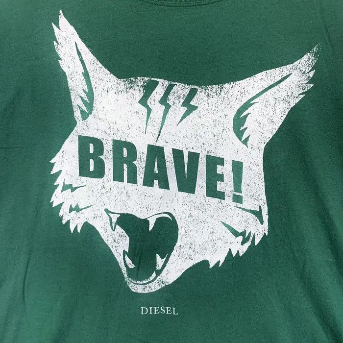 Diesel DIESEL ITALY BRAVE Wild Cat Independent Tee Shirt Top Size L / US 10 / IT 46 - 8 Thumbnail