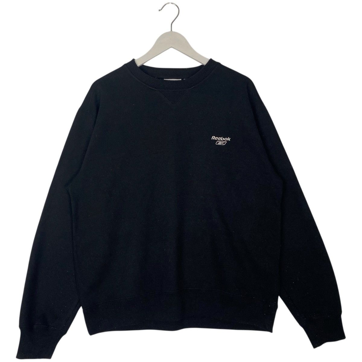 Vintage Vintage Reebok Sweatshirt Crewneck Black Small Logo Size M Size US M / EU 48-50 / 2 - 1 Thumbnail